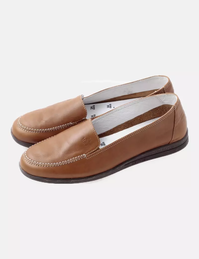24 Hrs Zapato camel básico