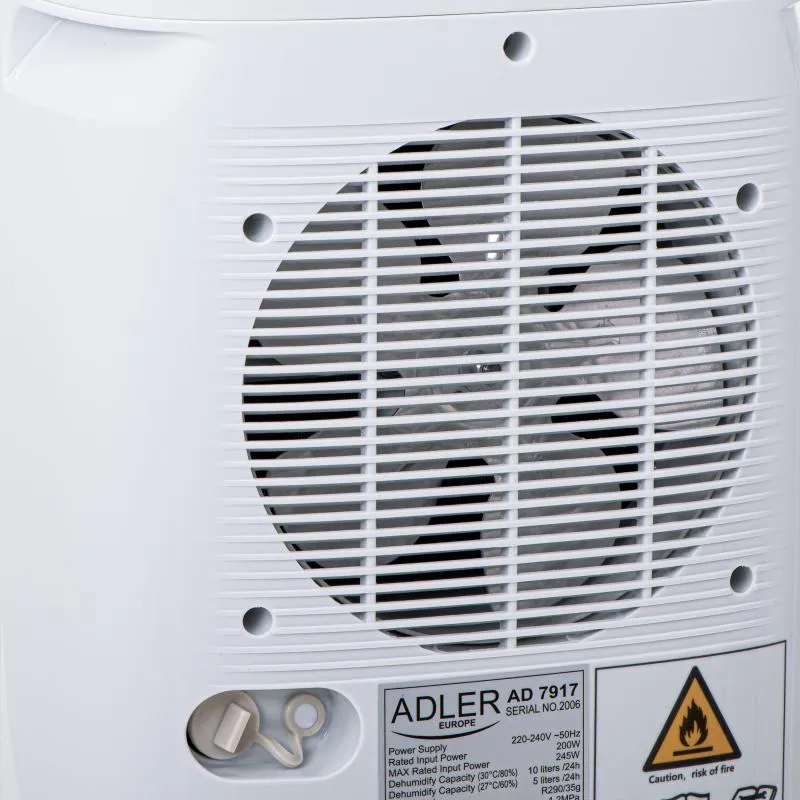 Adler AD 7917 deshumidificador 2,2 L 45 dB 200 W Blanco