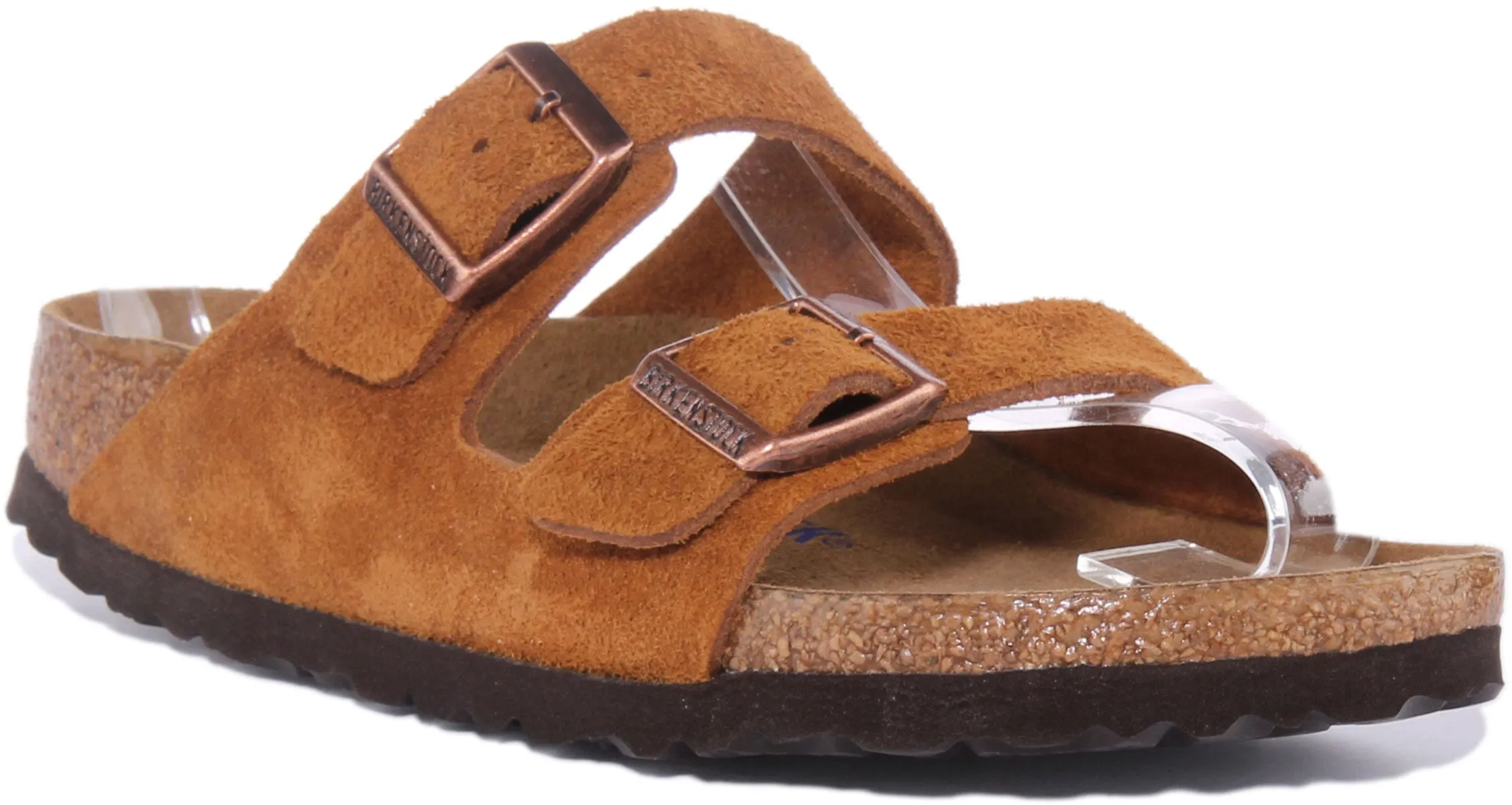 Birkenstock Arizona Soft Footbed In Taupe | Narrow Fit
