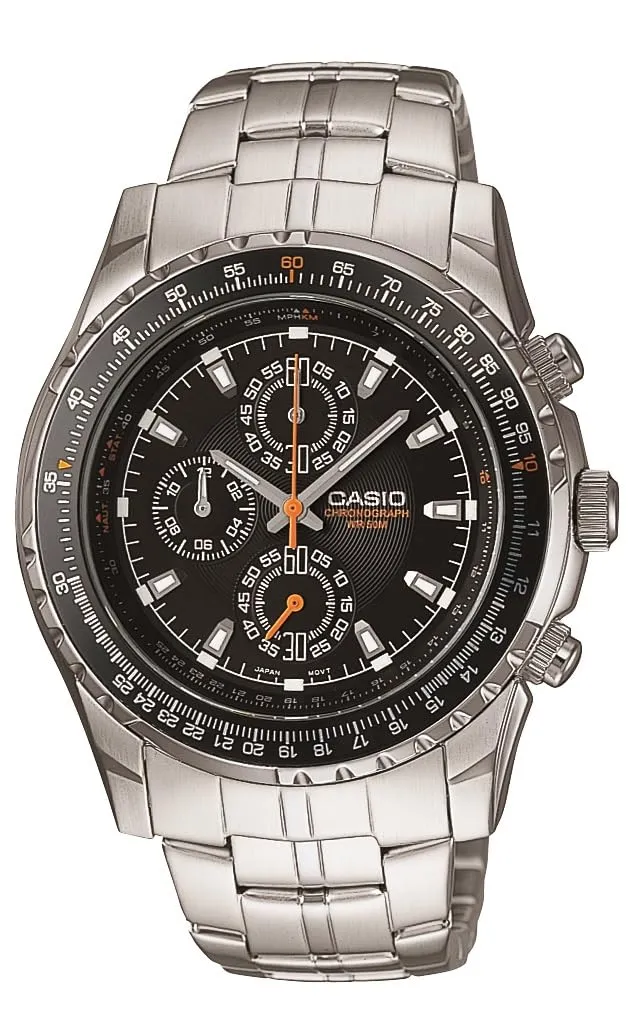 CASIO MATP4500D-1AV Regla de diapositivas Bisel Analógico cronógrafo Aviador Aviador