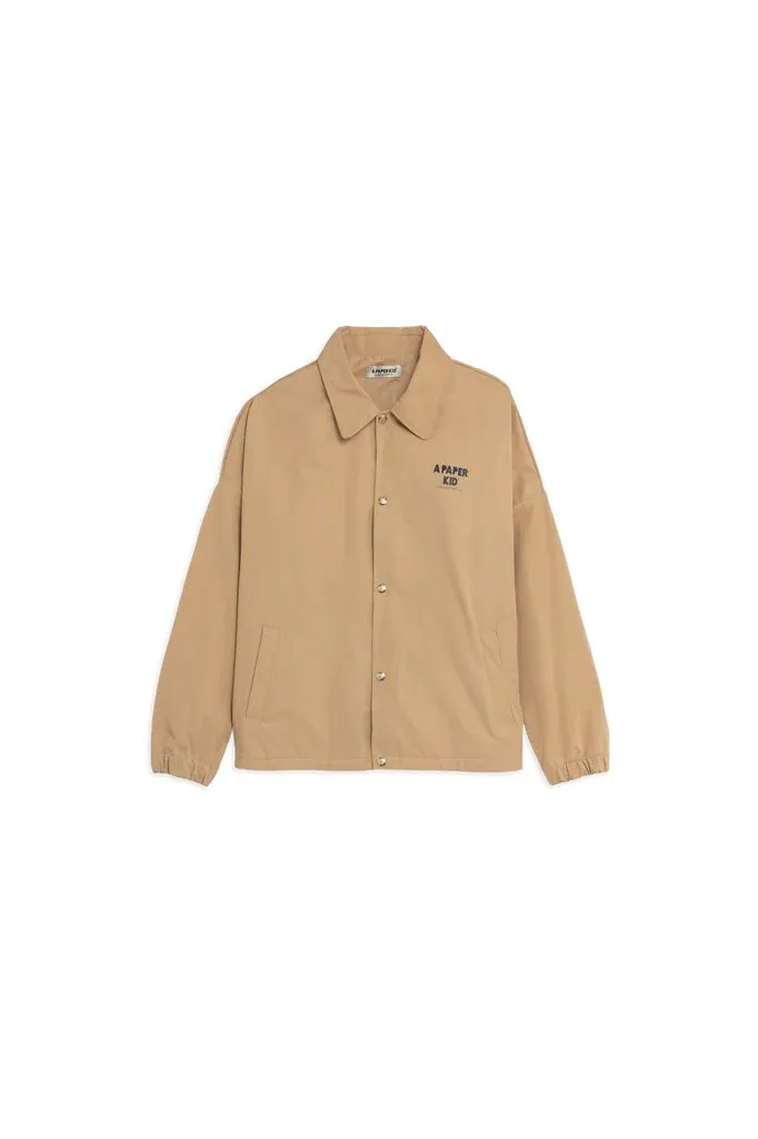 CHAQUETA DE NYLON DE A PAPER KID - GRIS
