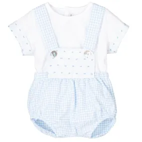 Conjunto peto bebe vichy