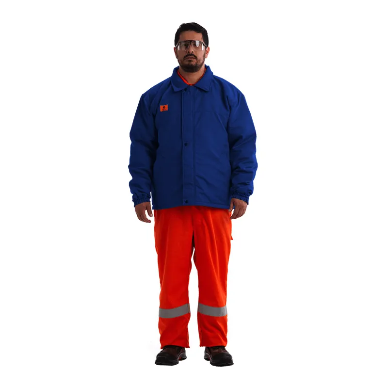 GEOTEX CAMPERA IGNÍFUGA UNIFORTE TALLES XS AL 5XL AZUL