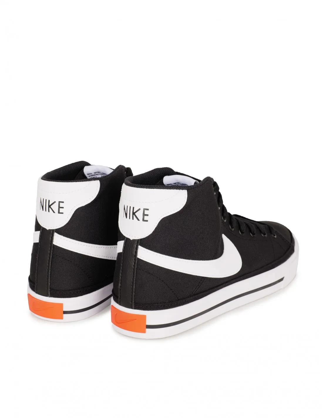 NIKE Court Legacy Canvas Mid Negras