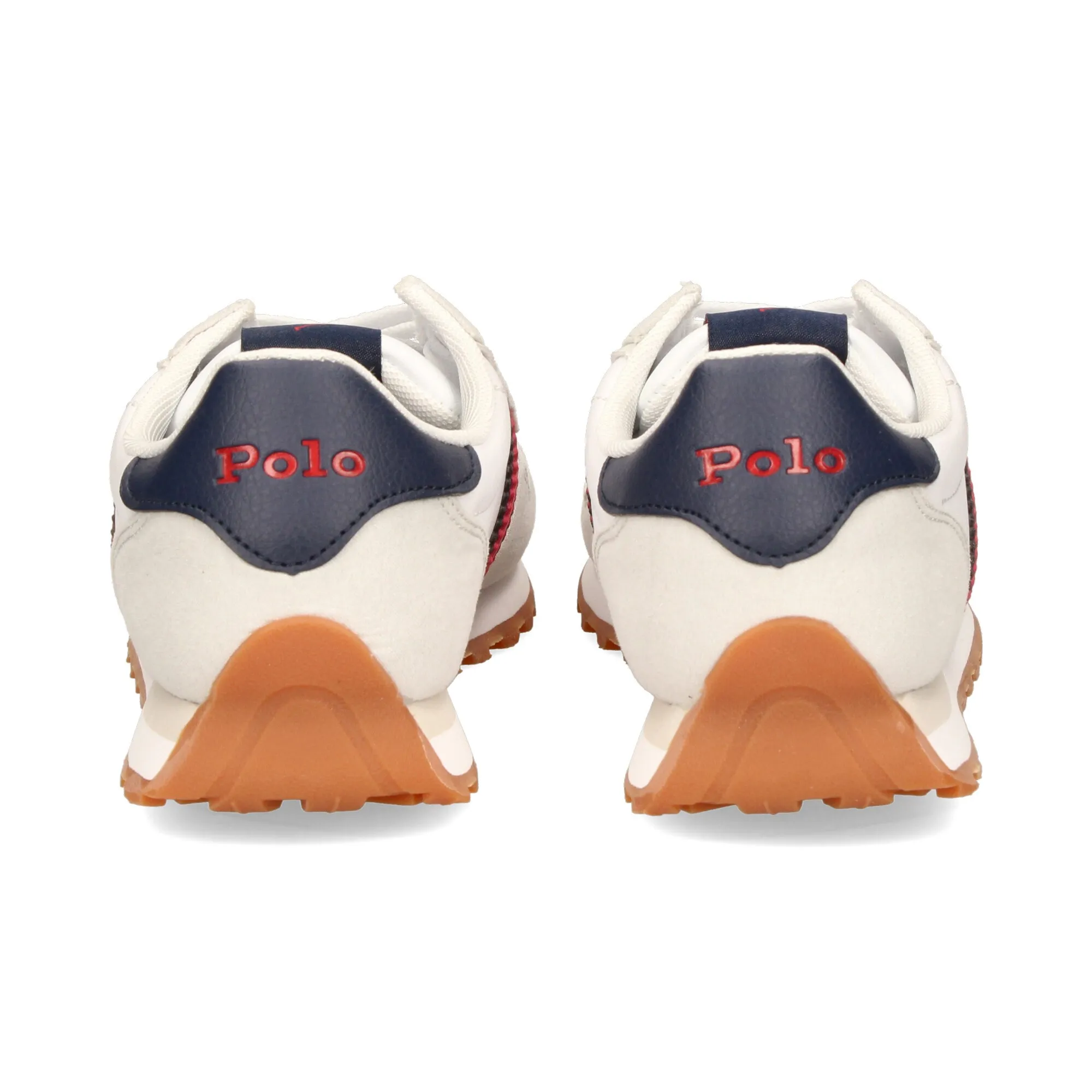 POLO RALPH LAUREN Zapatillas de niñas WHITE/GREY/RED