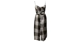 Reformation VESTIDO REFORMA RILEY DE ALGODÓN MULTICOLOR Impresión de pitón 