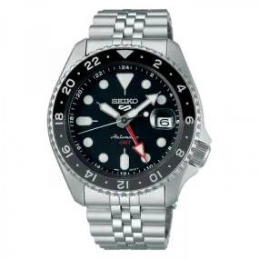 Reloj Seiko 5 Sport GMT Negro SSK001