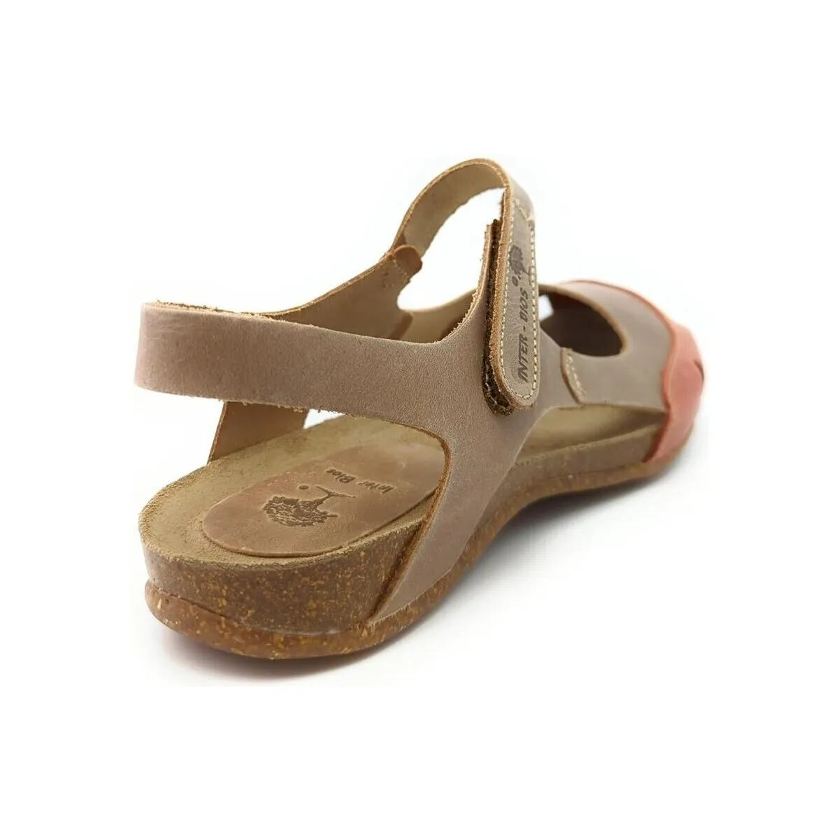 SANDALIA  4480 PIEL BEIG-TEJA