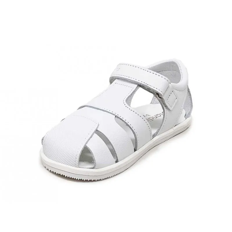 SANDALIA BEBE PIEL ISLA BLANCO24 BLANDITOS CRIOS