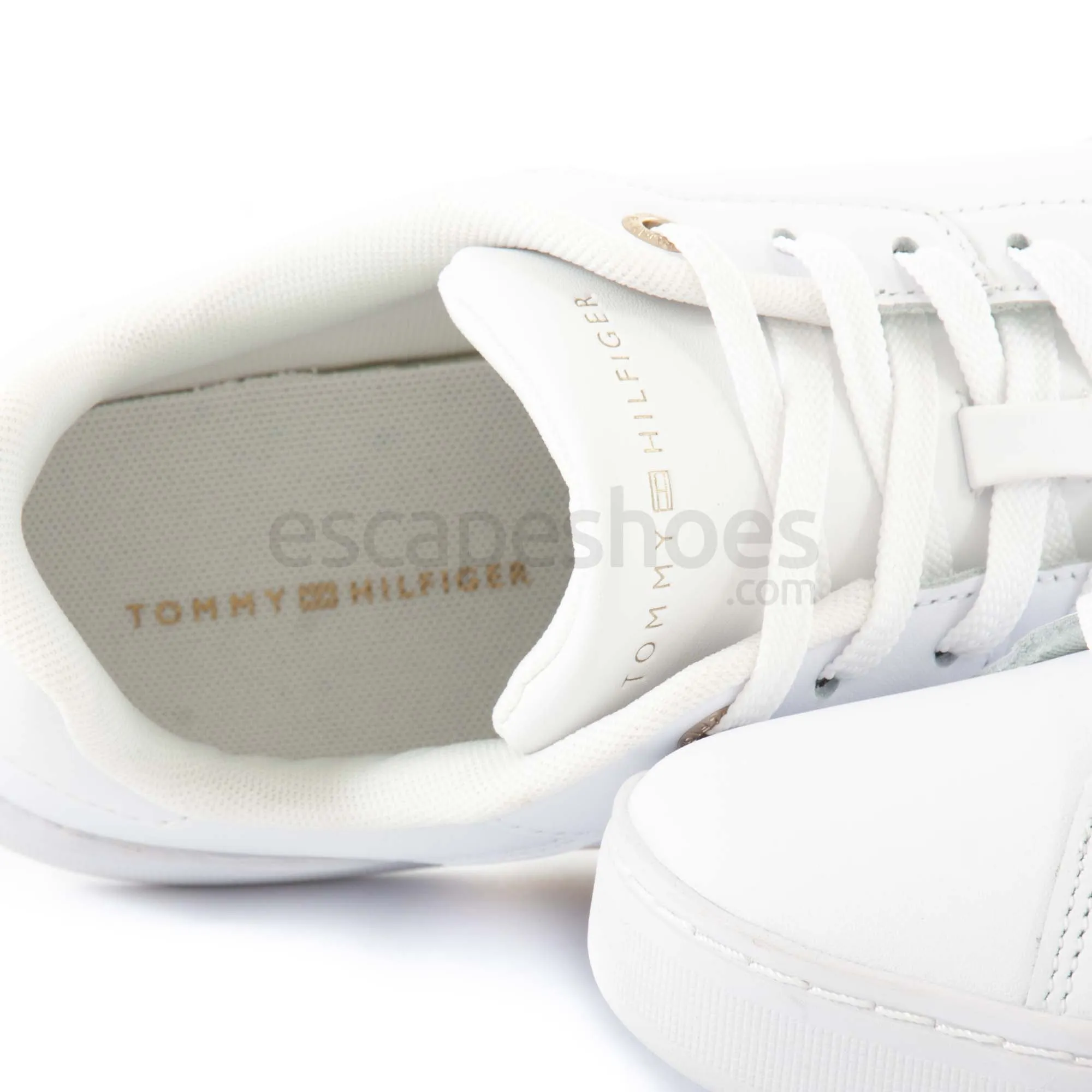 Tenis TOMMY HILFIGER Court Sneaker Golden White