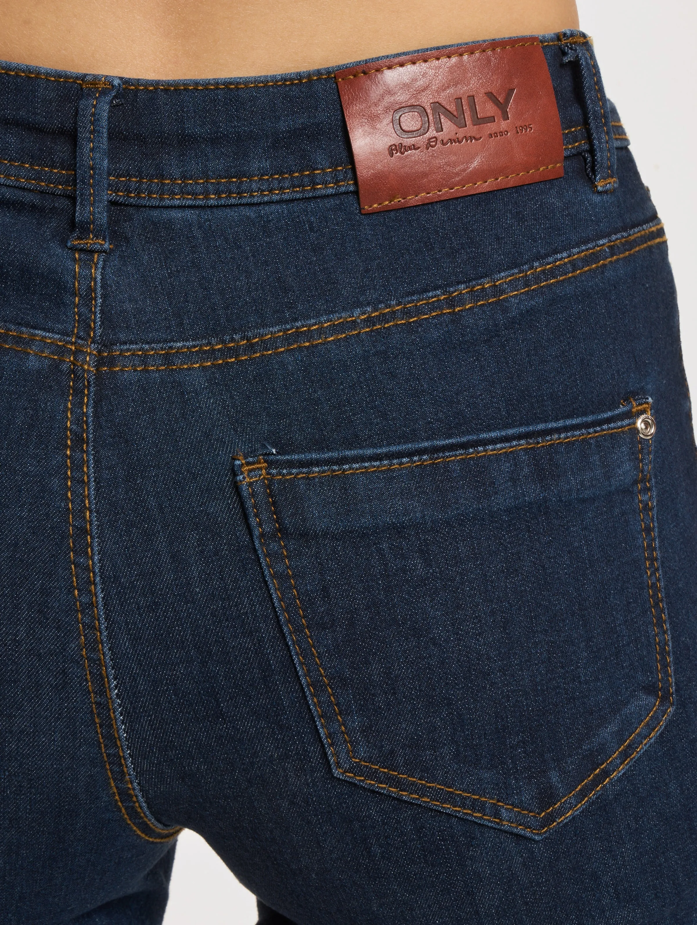 WAUW High Waist Flared Rise Denim GUA030